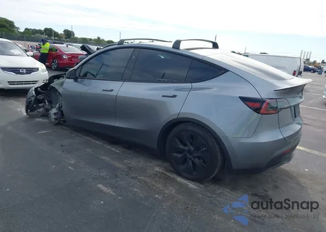 2025 Tesla Model Y Long Range Dual Motor All-Wheel Drive из США, поврежденный, VIN 7SAYGDEE7SA339224